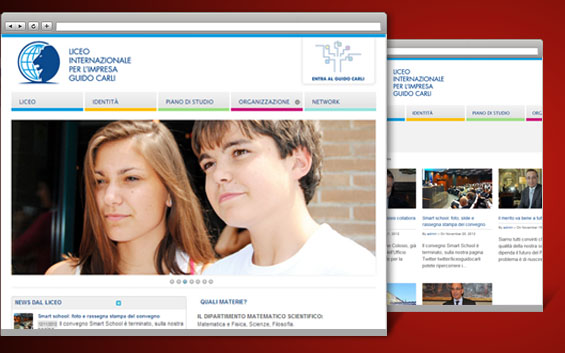 Realizzazione del sito web Istituzionale per il Liceo Guido Carli